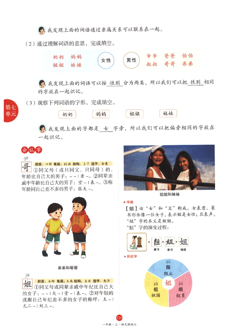 一年级上J2_一年级语文上册（统编版）_老课标资料_教学视频_第一套_010-绘本课堂PDF可下载打印