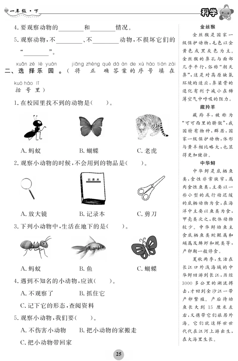 《科学与生活》科学1年级下册（教科版）_一年级上下册资料_小学一年级学习资料-25年更新版_1-10、小学一年级科学下册_教科版_电子册类