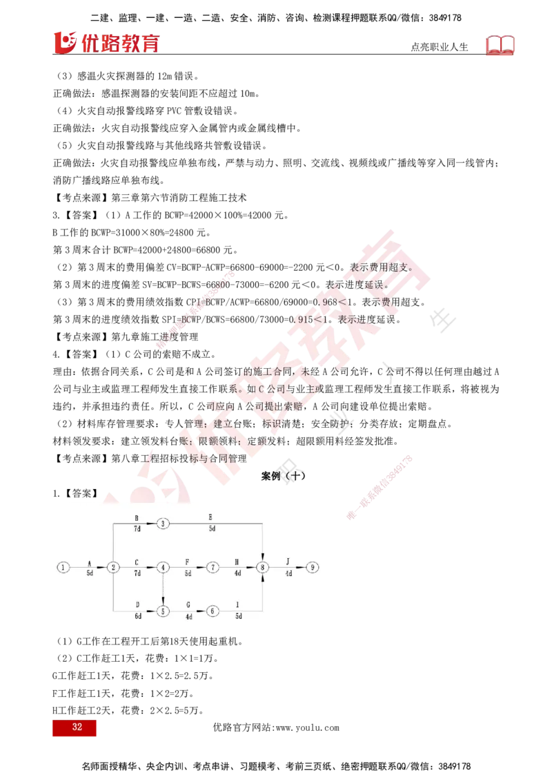 25年一建《机电实务》案例突破讲义打印版_2026年一级建造师_2026年一建机电_2025年一建机电SVIP_04-冲刺串讲✿考点强化✿小灶集训_09-机电《案例突破班》王老师YL_讲义