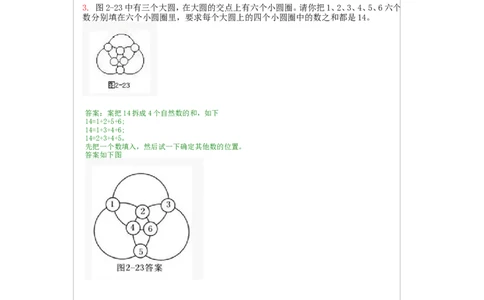 二年级上册-奥数题经典100题+答案（选数学和奥数2个分类）_一年级上下册资料_3-2-1、小学奥数一年级_3-2-2、小学奥数二年级