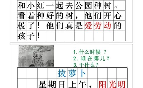 一年级看图写话专题训练_一年级上下册资料_小学一年级学习资料-25年更新版_1-02、小学一年级语文下册_3-6-2-1、复习、知识点、归纳汇总_部编（人教）版_看图写话