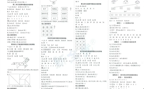 25秋15天满分备考苏教数学2上_25秋小学语数英习题试卷_数学_苏教版