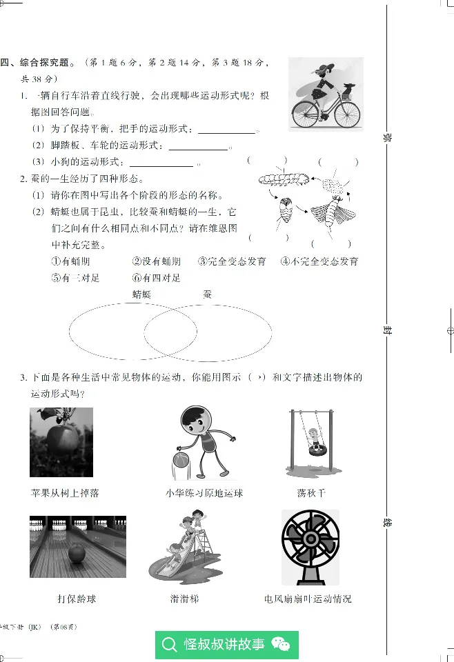 《木头马分层课课练》22科学3年级下册（教科版）_三年级上下册资料_小学三年级学习资料-25年更新版_3-10、小学三年级科学下册_教科版_电子册类