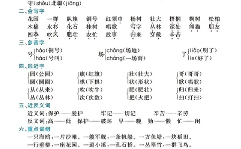 二年级上册语文1-8单元考点总结_二年级上下册资料_小学二年级学习资料-25年更新版_2-01、小学二年级语文上册_2-1-1、复习、知识点、归纳汇总_精品重点知识总汇