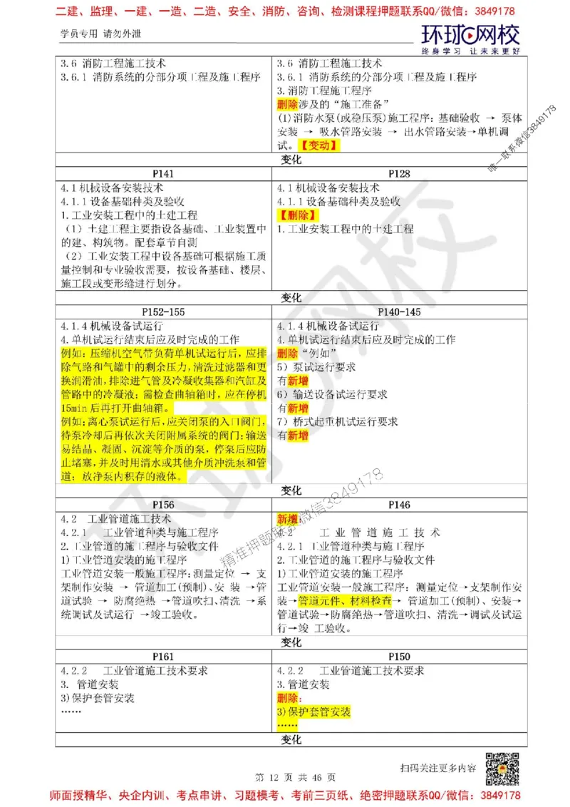 2025环球网校一级建造师《机电工程管理与实务》教材对比_2026年一级建造师_2026年一建机电_2025年一建机电SVIP