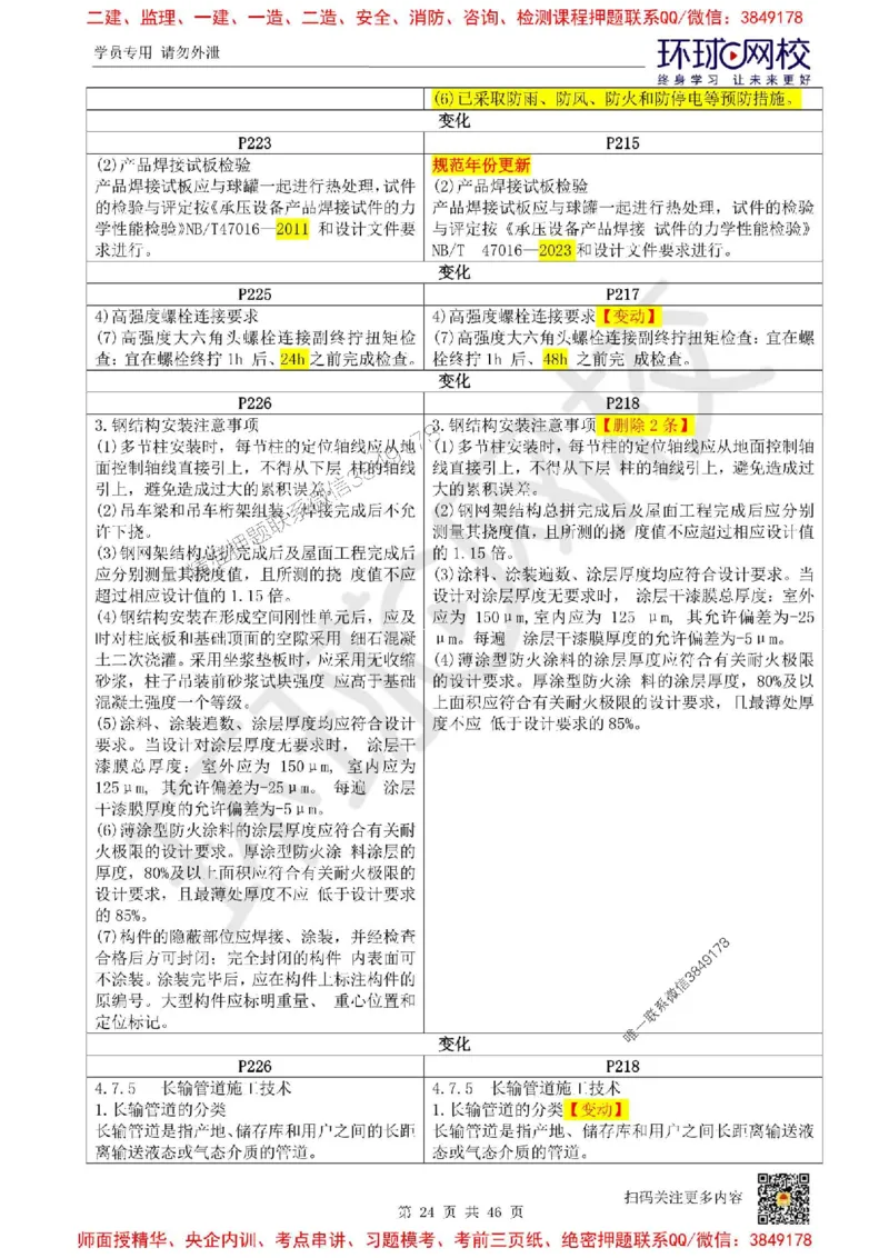 2025环球网校一级建造师《机电工程管理与实务》教材对比_2026年一级建造师_2026年一建机电_2025年一建机电SVIP