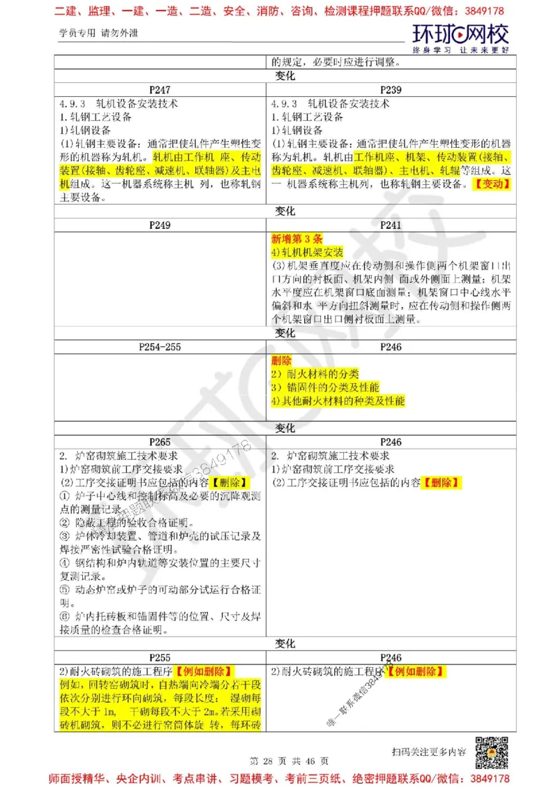 2025环球网校一级建造师《机电工程管理与实务》教材对比_2026年一级建造师_2026年一建机电_2025年一建机电SVIP