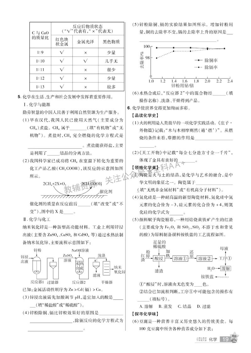 2026《中考化学45套》辽宁题型小卷_2026《中考》数学、英语、物理+化学安徽、河北、河南、山西、辽宁、湖北_2026《中考化学45套》