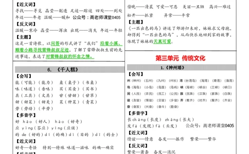 二年级下册语文课课贴（贴书）_二年级上下册资料_小学二年级学习资料-25年更新版_2-02、小学二年级语文下册_2-2-1、复习、知识点、归纳汇总_语文知识点总结(按每课）