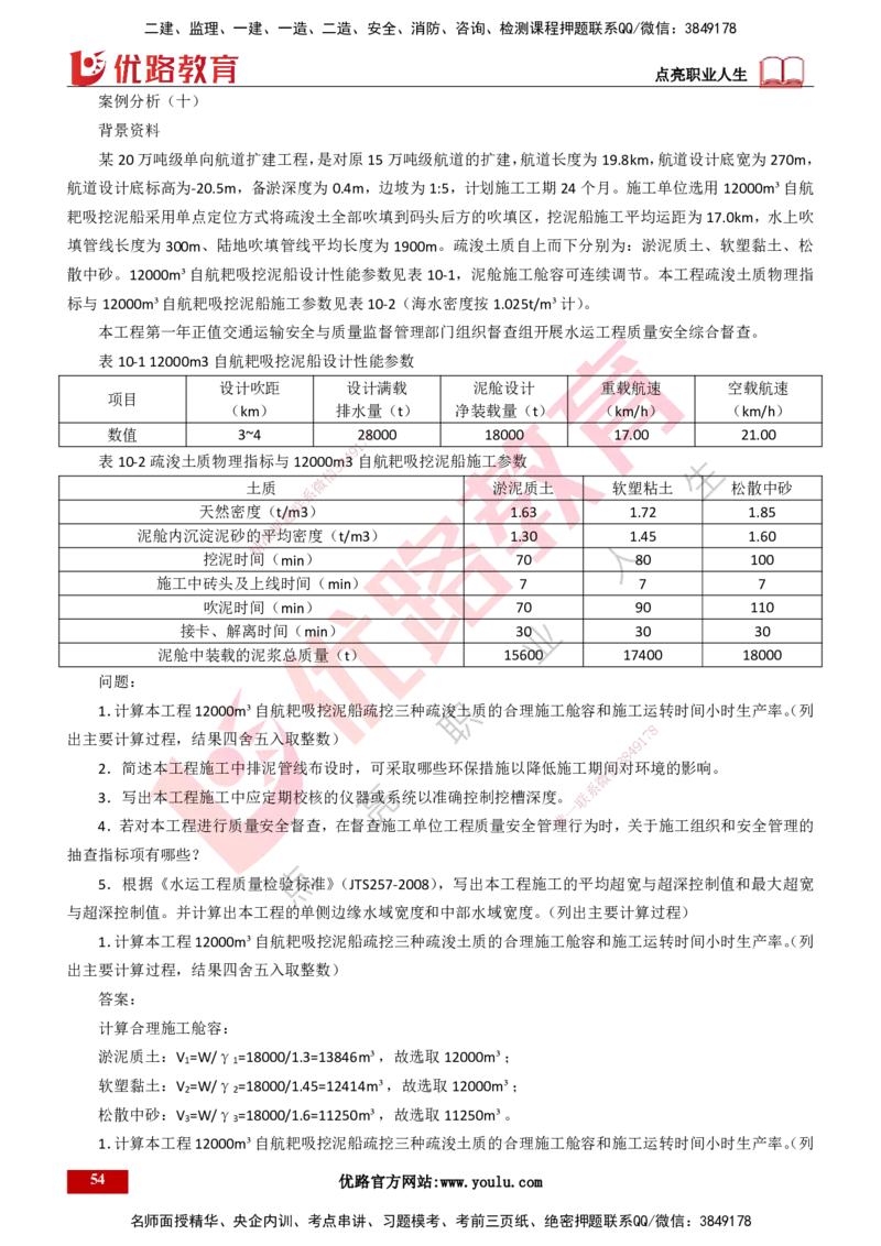 25年一建《港口实务》精题必练讲义打印版_2026年一级建造师_2026年一建港航_2025年一建港航SVIP_03-习题精析✿实战特训✿模考通关_04-港航《强化精题必练》陈冬铭YL_讲义