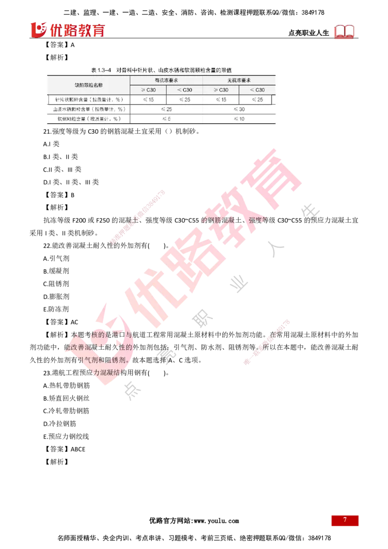 25年一建《港口实务》精题必练讲义打印版_2026年一级建造师_2026年一建港航_2025年一建港航SVIP_03-习题精析✿实战特训✿模考通关_04-港航《强化精题必练》陈冬铭YL_讲义