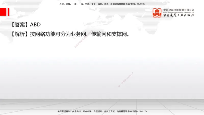 2025一建《通信》考前小灶直播课（卷三）1_2026年一级建造师_2026年一建通信_2025年一建通信SVIP_04-冲刺串讲✿考点强化✿小灶集训_20-通信《考前小灶直播》杨鹏JGS_讲义