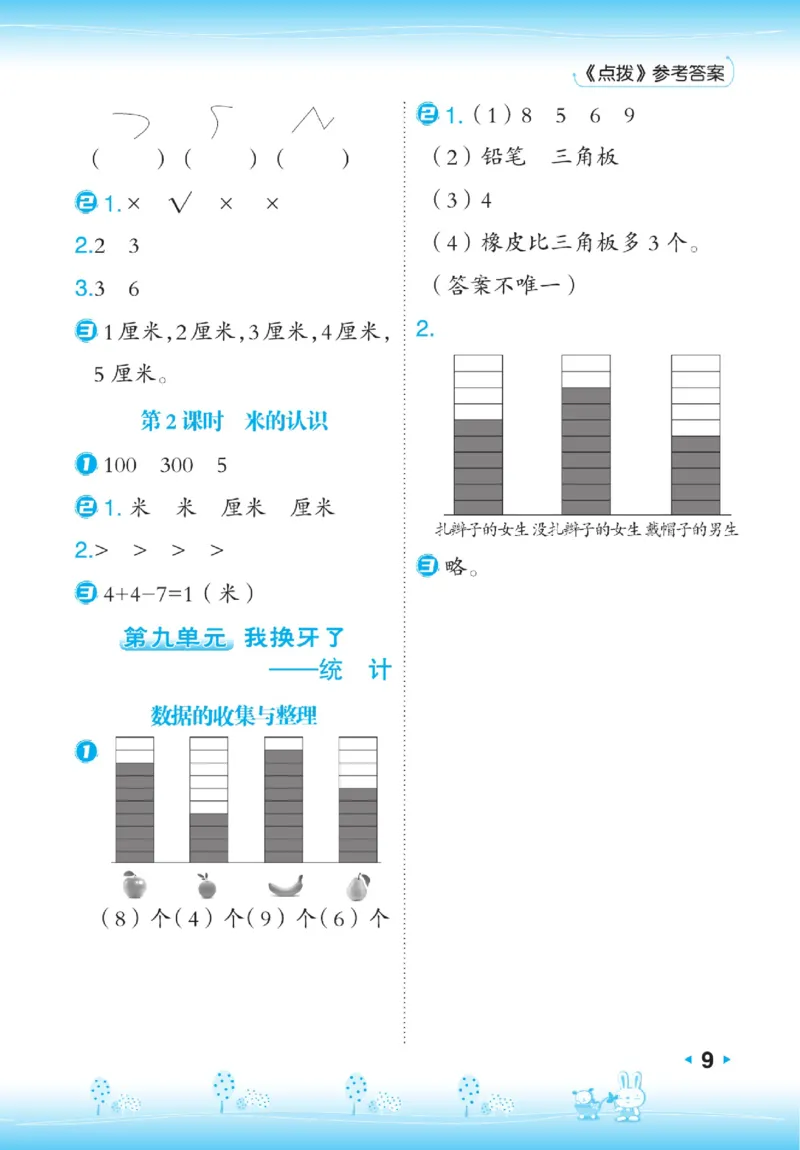 《点拨》23春数学1年级下册（63QD）_一年级上下册资料_小学一年级学习资料-25年更新版_1-04、小学一年级数学下册_1-4-2、练习题、作业、试题、试卷_青岛版63_电子册类