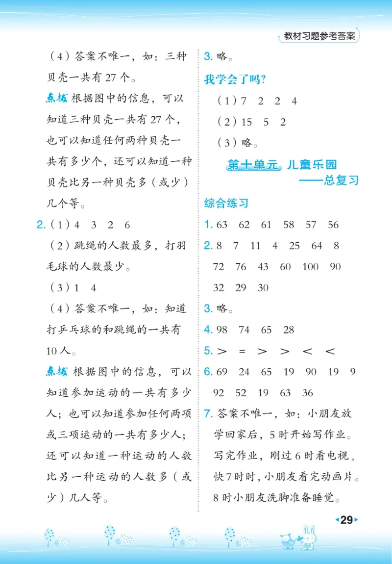 《点拨》23春数学1年级下册（63QD）_一年级上下册资料_小学一年级学习资料-25年更新版_1-04、小学一年级数学下册_1-4-2、练习题、作业、试题、试卷_青岛版63_电子册类
