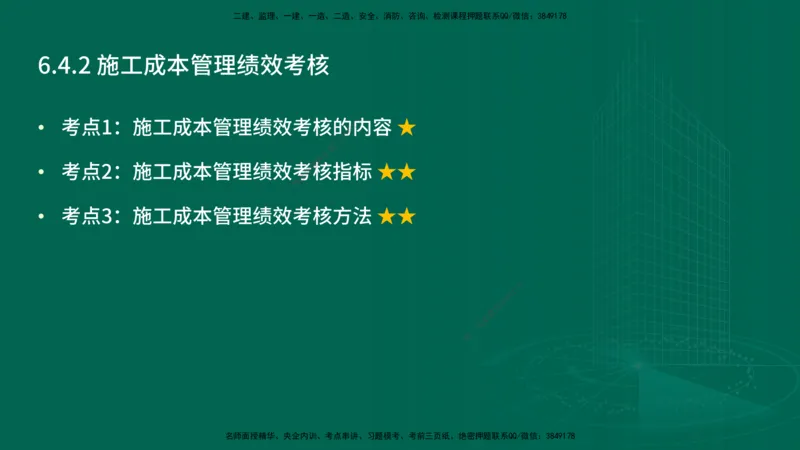 25年一建《项目管理》精讲第6章讲义在线版_2026年一级建造师_2026年一建管理_2025年一建管理SVIP_02-基础精讲✿高端面授✿深度强化_27-管理《教材精讲班》陈伟YL