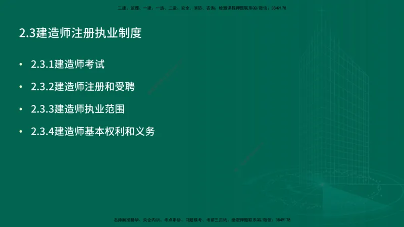 25年一建《工程法规》精讲第2章讲义在线版_2026年一建法规_2025年一建法规SVIP_02-基础精讲✿高端面授✿深度强化_22-法规《教材精讲班》刘老师YL_02.第2章建筑市场主体制度