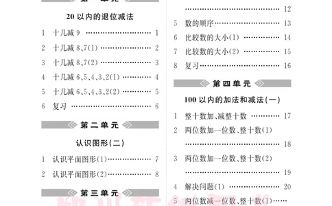 《计算专题》数学1年级下册（SJ）_一年级上下册资料_小学一年级学习资料-25年更新版_1-04、小学一年级数学下册_1-4-2、练习题、作业、试题、试卷_苏教版_电子册类