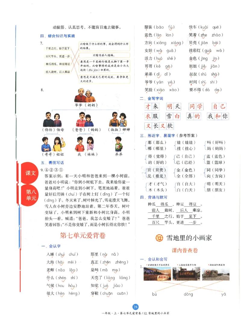 一年级上B2_一年级语文上册（统编版）_老课标资料_教学视频_第一套_010-绘本课堂PDF可下载打印