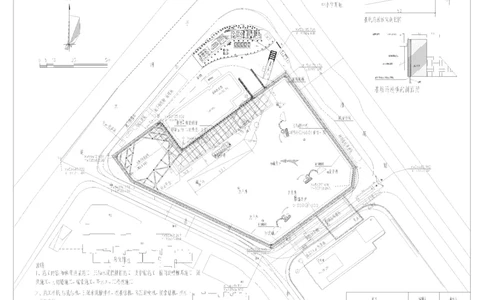 基坑支护阶段平面布置图_2020年公司级优秀施组方案_方案05南昌市洪都中医院二期工程项目基坑支护施工方案