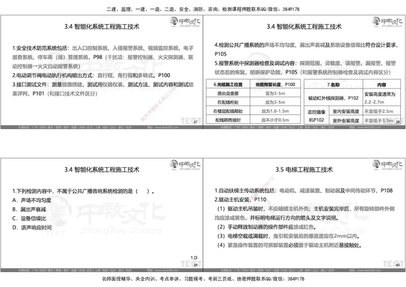 05.选择题考点总结_2026年一级建造师_2026年一建机电_2025年一建机电SVIP_05-考前密训✿央企特训✿机构普押_16-机电《超押AB卷》ZJ_课程讲义