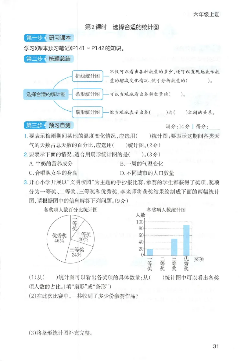 三步预习单数学六年级_25秋《一本预习笔记》语数外，人教，北师1-6上_25秋《一本预习笔记》数学人教版1-6_六年级预习笔记数学人教
