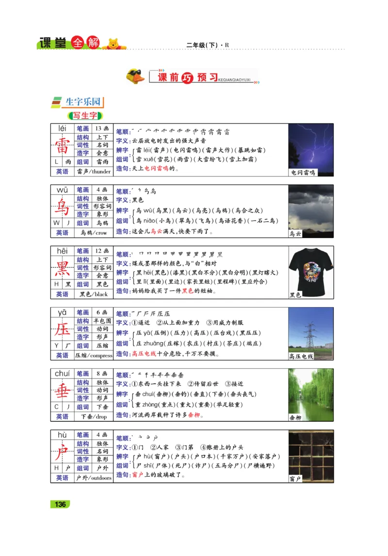 《跳跳熊-课堂全解》语文2年级下册（RJ）_二年级上下册资料_小学二年级学习资料-25年更新版_2-02、小学二年级语文下册_2-2-2、练习题、作业、试题、试卷_电子册类_教材解读