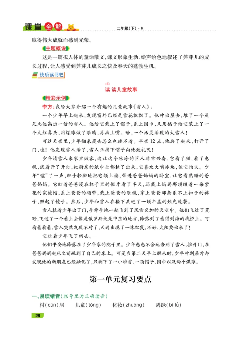 《跳跳熊-课堂全解》语文2年级下册（RJ）_二年级上下册资料_小学二年级学习资料-25年更新版_2-02、小学二年级语文下册_2-2-2、练习题、作业、试题、试卷_电子册类_教材解读