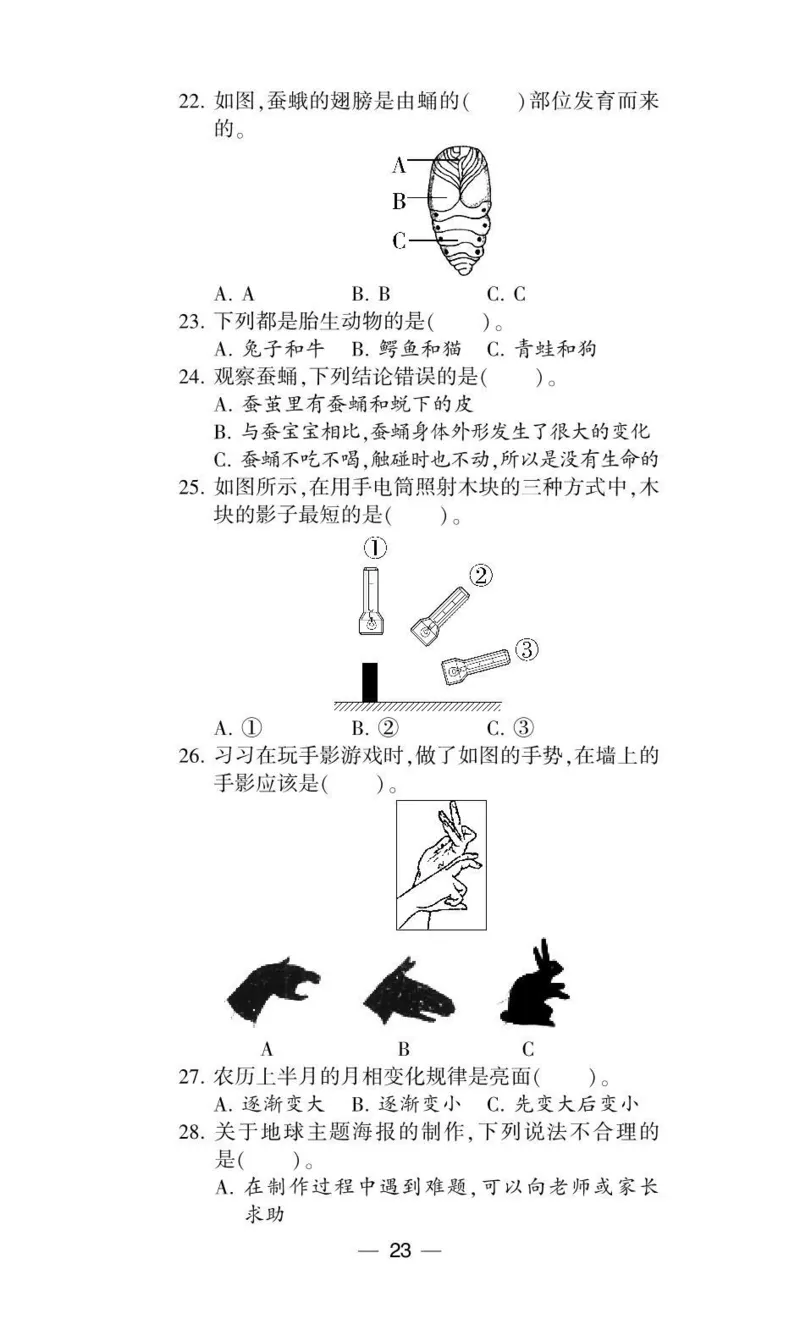 《棒棒堂》22春科学3年级下册（教科版）_三年级上下册资料_小学三年级学习资料-25年更新版_3-10、小学三年级科学下册_教科版_电子册类