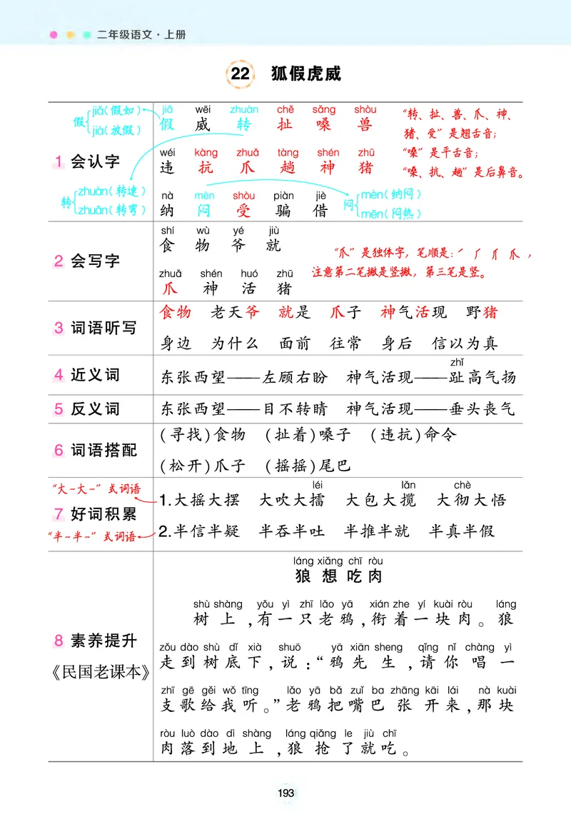 二年级状元语文笔记（背记清单）_二年级上下册资料_二年级语数英上下册学习资料_3-7-1、小学二年级语文上册_统编、部编、人教（语文全国统一只有一个版）_2024新增