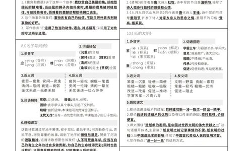 三年级下册每课重点贴贴纸(1)_三年级上下册资料_小学三年级学习资料-25年更新版_3-02、小学三年级语文下册_3-2-1、学习资料、复习、知识点、归纳汇总_语文知识点（每课总结）