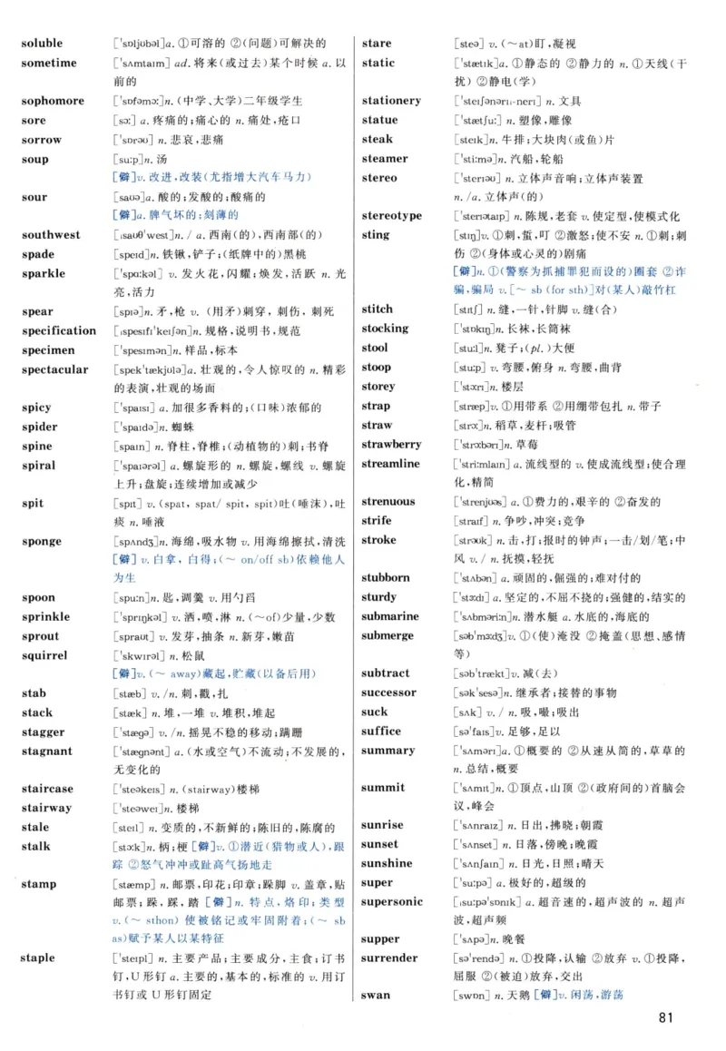 大纲词汇背诵宝典（英语一）_考研英语真题_考研英语（二）历年真题_单词资料