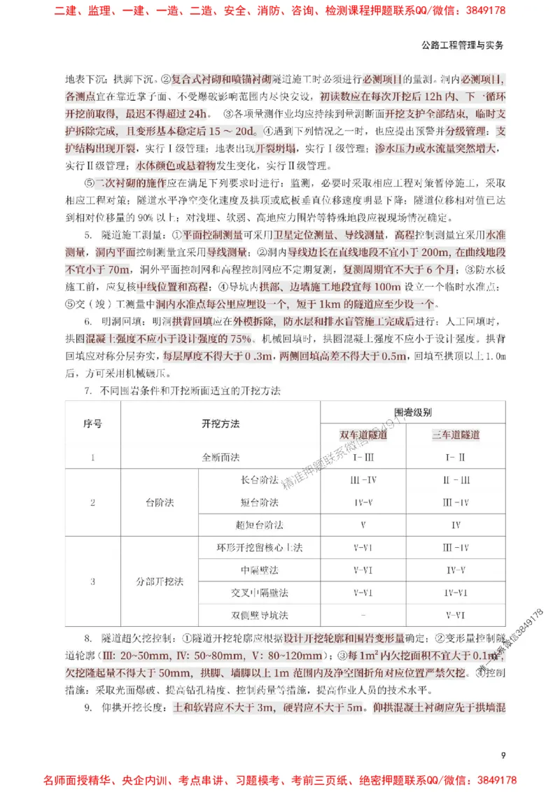 2025年一级建造师《公路工程》考前10页纸_1_2026年一级建造师_2026年一建公路_2025年一建公路SVIP_05-考前密训✿央企特训✿机构普押_19-公路《考前必背10页纸》233