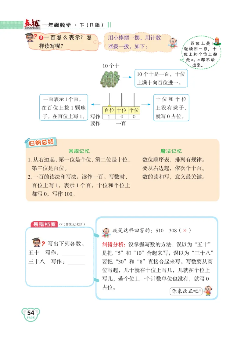 《点拨》知识方法素养-数学1年级下册（RJ）_一年级上下册资料_小学一年级学习资料-25年更新版_1-04、小学一年级数学下册_1-4-2、练习题、作业、试题、试卷_人教版_电子册