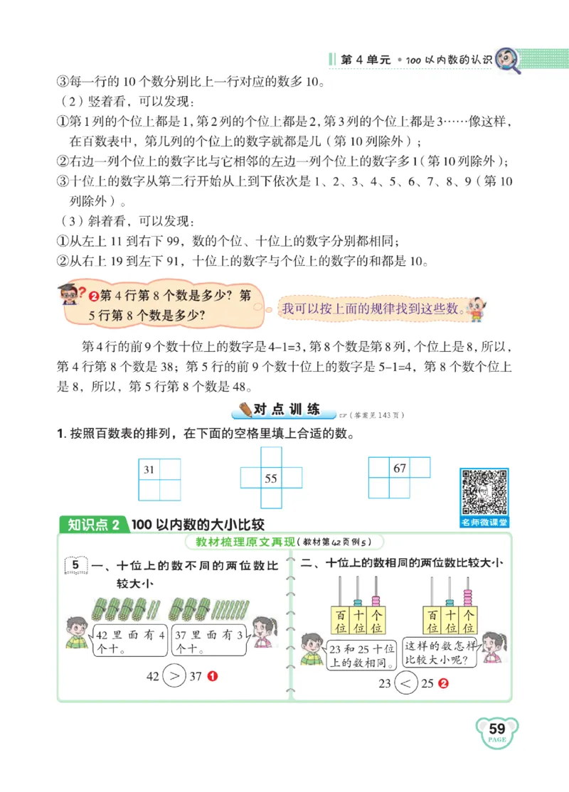 《点拨》知识方法素养-数学1年级下册（RJ）_一年级上下册资料_小学一年级学习资料-25年更新版_1-04、小学一年级数学下册_1-4-2、练习题、作业、试题、试卷_人教版_电子册