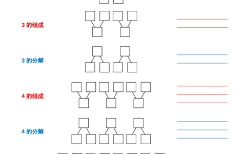 一（上）数学以内数的组成与分解_一年级上下册资料_一年级上册小红书同款资料_一年级上册资料