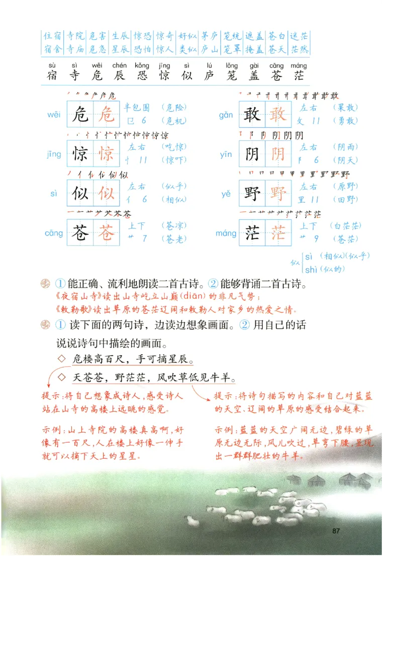 《涂重点》预习学习笔记-语文2年级上册（RJ）_二年级上下册资料_小学二年级学习资料-25年更新版_2-01、小学二年级语文上册_2-1-2、练习题、作业、试题、试卷_电子册类