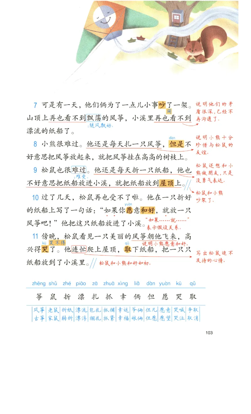 《涂重点》预习学习笔记-语文2年级上册（RJ）_二年级上下册资料_小学二年级学习资料-25年更新版_2-01、小学二年级语文上册_2-1-2、练习题、作业、试题、试卷_电子册类