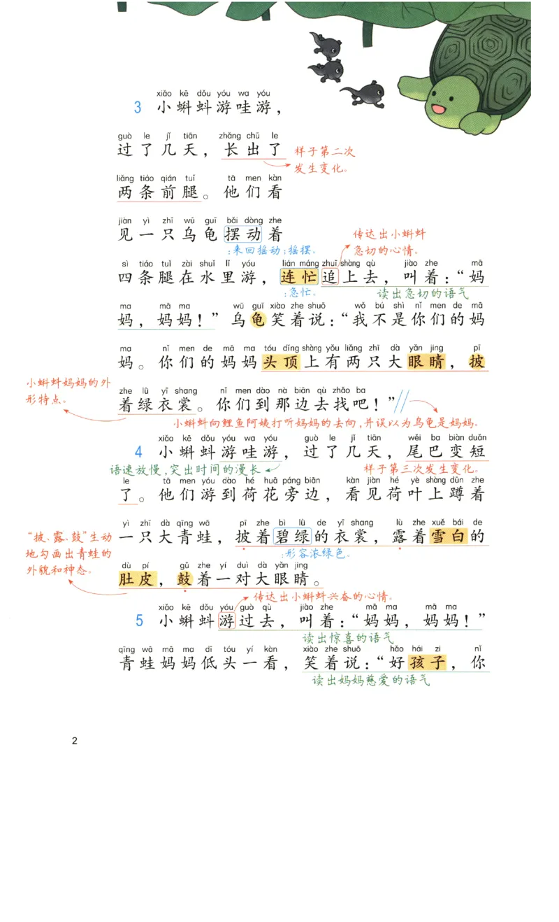 《涂重点》预习学习笔记-语文2年级上册（RJ）_二年级上下册资料_小学二年级学习资料-25年更新版_2-01、小学二年级语文上册_2-1-2、练习题、作业、试题、试卷_电子册类