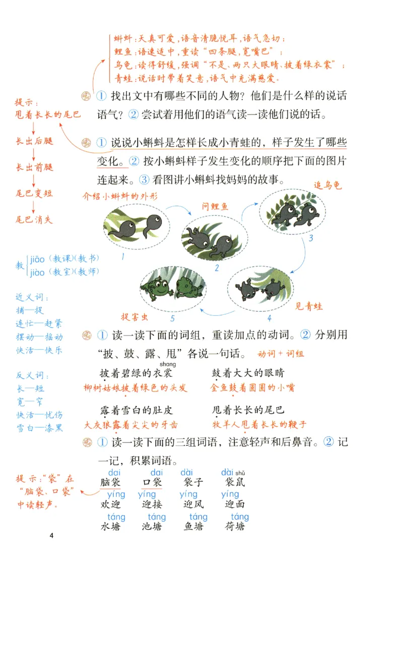 《涂重点》预习学习笔记-语文2年级上册（RJ）_二年级上下册资料_小学二年级学习资料-25年更新版_2-01、小学二年级语文上册_2-1-2、练习题、作业、试题、试卷_电子册类