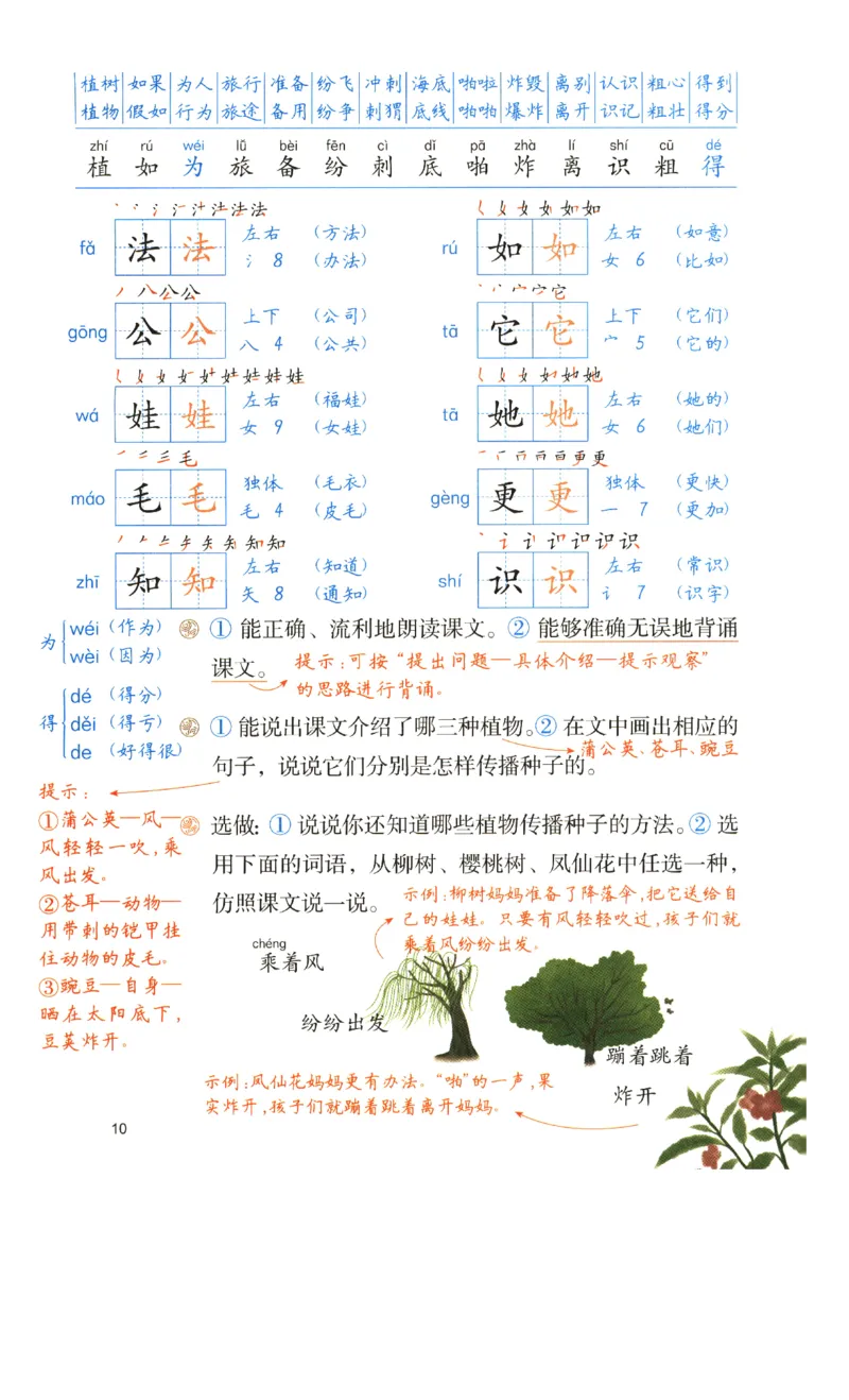 《涂重点》预习学习笔记-语文2年级上册（RJ）_二年级上下册资料_小学二年级学习资料-25年更新版_2-01、小学二年级语文上册_2-1-2、练习题、作业、试题、试卷_电子册类