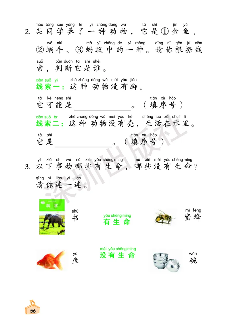 《知识与能力训练&middot;科学》23春科学1年级下册（教科版）_一年级上下册资料_小学一年级学习资料-25年更新版_1-10、小学一年级科学下册_教科版_电子册类