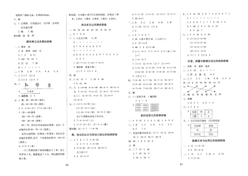 25秋68所二上数学期末冲刺卷人教_25秋小学语数英习题试卷_数学_人教版_25秋人教版数学期末冲刺卷