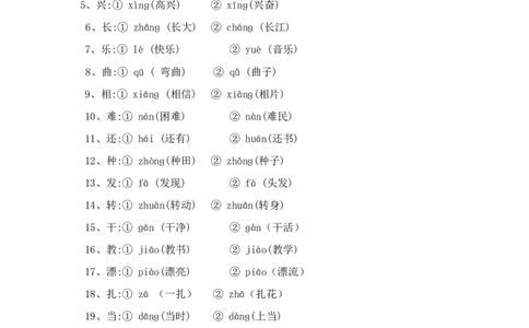 二年级语文字词专项练习题汇总，小学语文考试必考！_二年级上下册资料_小学二年级学习资料-25年更新版_2-01、小学二年级语文上册_2-1-1、复习、知识点、归纳汇总_知识汇总