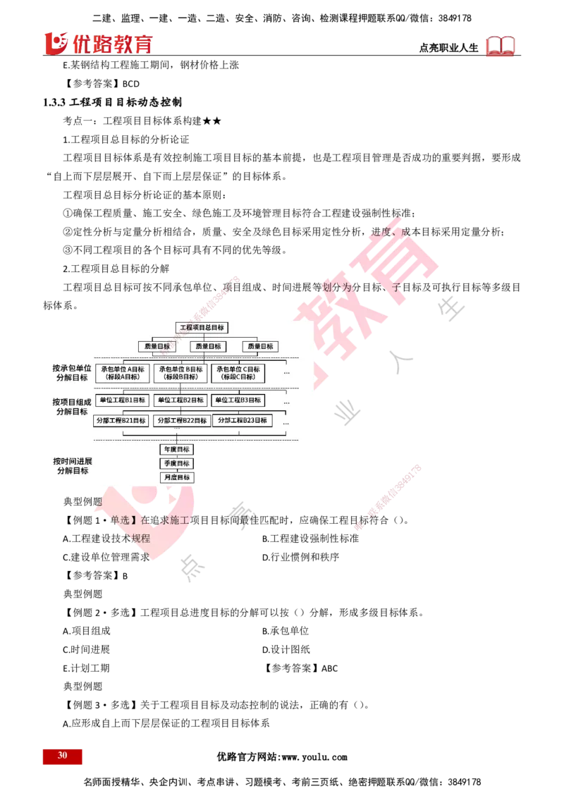25年一建《项目管理》大V精讲总讲义打印版_2026年一级建造师_2026年一建管理_2025年一建管理SVIP_02-基础精讲✿高端面授✿深度强化_30-管理《强化精讲班》许名标YL