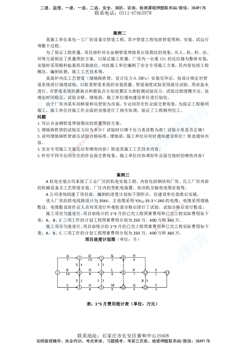 2025一建机电预测B卷题目_2026年一级建造师_2026年一建机电_2025年一建机电SVIP_05-考前密训✿央企特训✿机构普押_17-机电《预测AB卷》闫柯RS_讲义