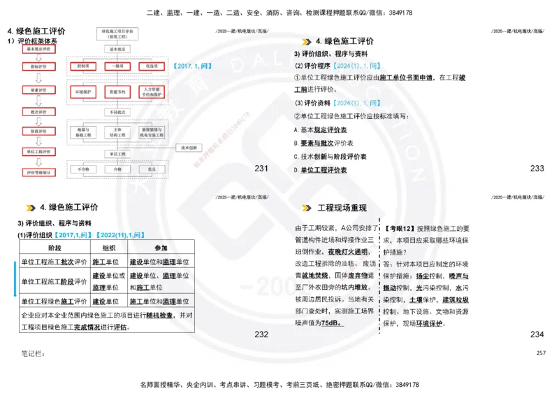 2025一建机电板块讲义打印版_2026年一级建造师_2026年一建机电_2025年一建机电SVIP_04-冲刺串讲✿考点强化✿小灶集训_31-机电《案例专项班》高扬DL_讲义