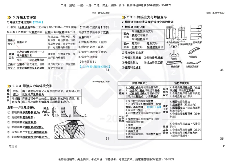 2025一建机电板块讲义打印版_2026年一级建造师_2026年一建机电_2025年一建机电SVIP_04-冲刺串讲✿考点强化✿小灶集训_31-机电《案例专项班》高扬DL_讲义