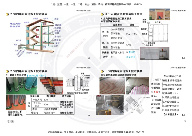2025一建机电板块讲义打印版_2026年一级建造师_2026年一建机电_2025年一建机电SVIP_04-冲刺串讲✿考点强化✿小灶集训_31-机电《案例专项班》高扬DL_讲义