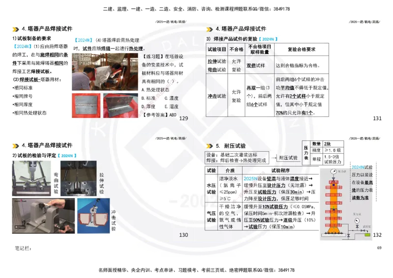 2025一建机电板块讲义打印版_2026年一级建造师_2026年一建机电_2025年一建机电SVIP_04-冲刺串讲✿考点强化✿小灶集训_31-机电《案例专项班》高扬DL_讲义