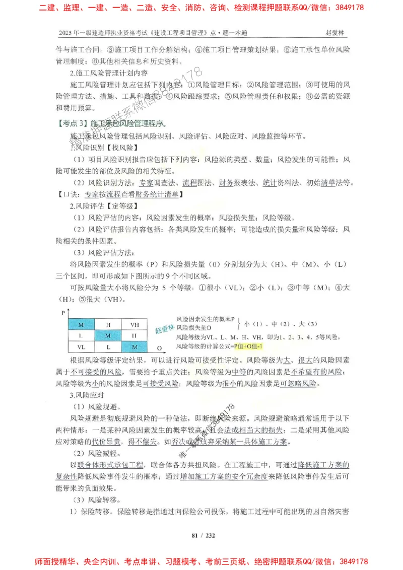 2025一建管理-赵爱林-题点一本通_2026年一级建造师_2026年一建管理_2025年一建管理SVIP_01-精华文档✿电子教材✿历年真题_30-管理《题点一本通》赵爱林推荐